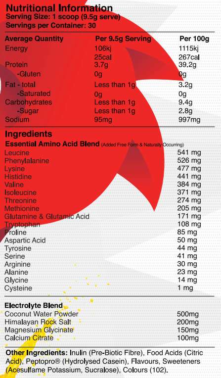 Red Dragon Nutritionals - Dragon Fuel - Supplements - 30 Serves - Cave Sports Nutrition