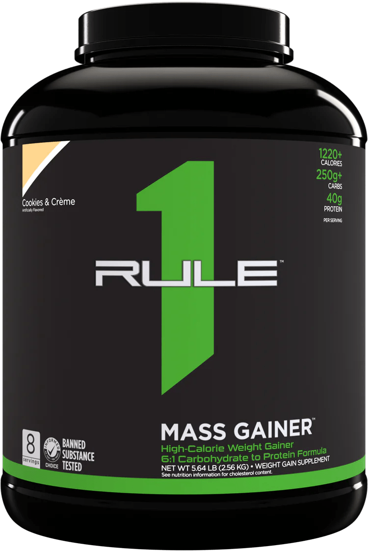 Rule1 Proteins - R1 Mass Gainer - Supplements - 8 Serves - Cave Sports Nutrition