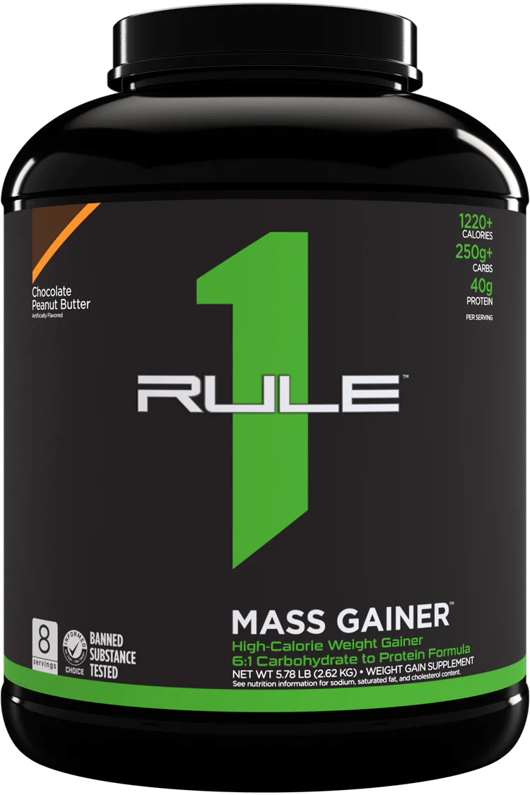 Rule1 Proteins - R1 Mass Gainer - Supplements - 8 Serves - Cave Sports Nutrition