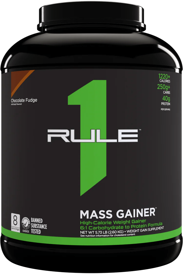 Rule1 Proteins - R1 Mass Gainer - Supplements - 8 Serves - Cave Sports Nutrition