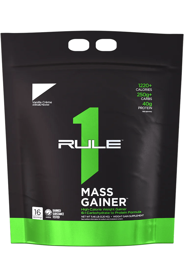 Rule1 Proteins - R1 Mass Gainer - Supplements - 16 Serves - Cave Sports Nutrition