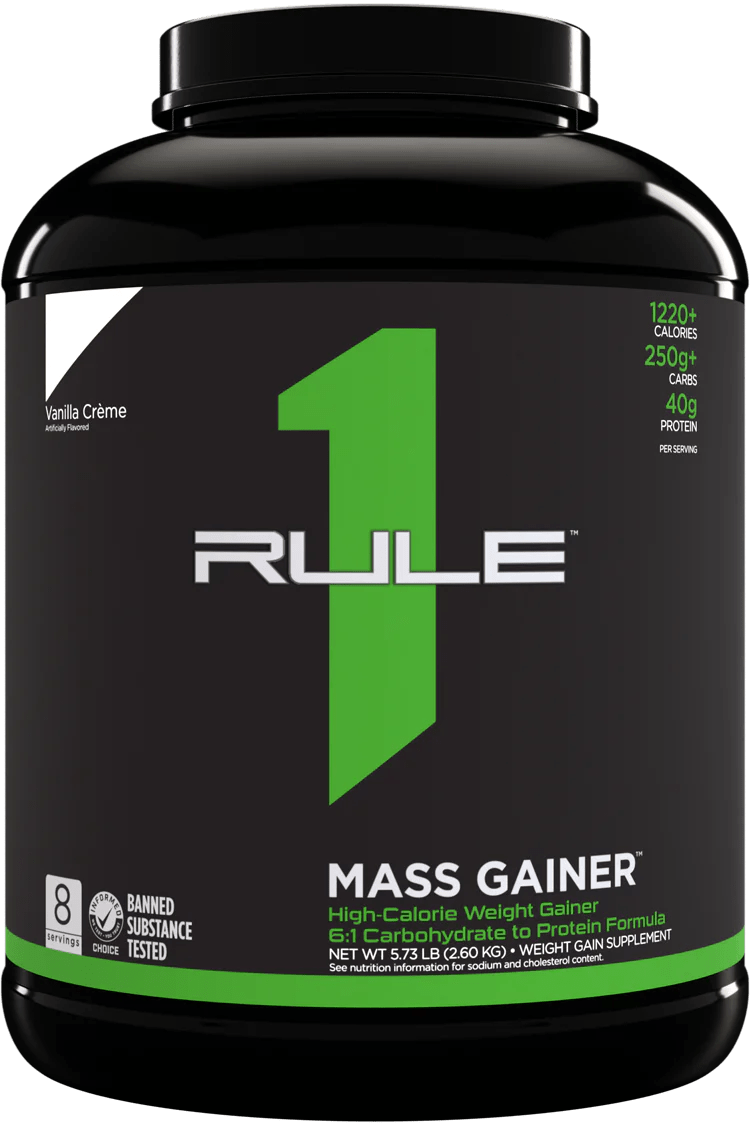 Rule1 Proteins - R1 Mass Gainer - Supplements - 8 Serves - Cave Sports Nutrition