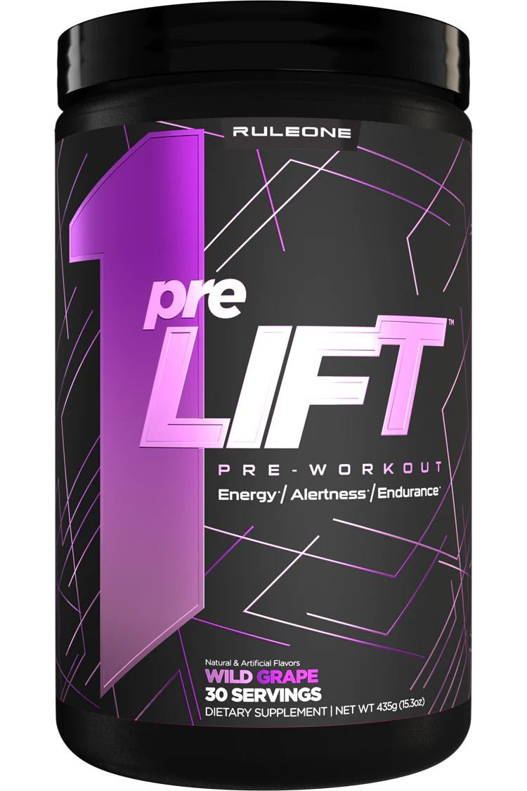Rule1 Proteins - R1 Pre Lift - Supplements - 30 Serves - Cave Sports Nutrition