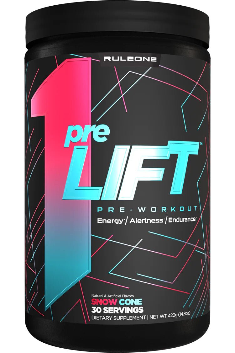 Rule1 Proteins - R1 Pre Lift - Supplements - 30 Serves - Cave Sports Nutrition