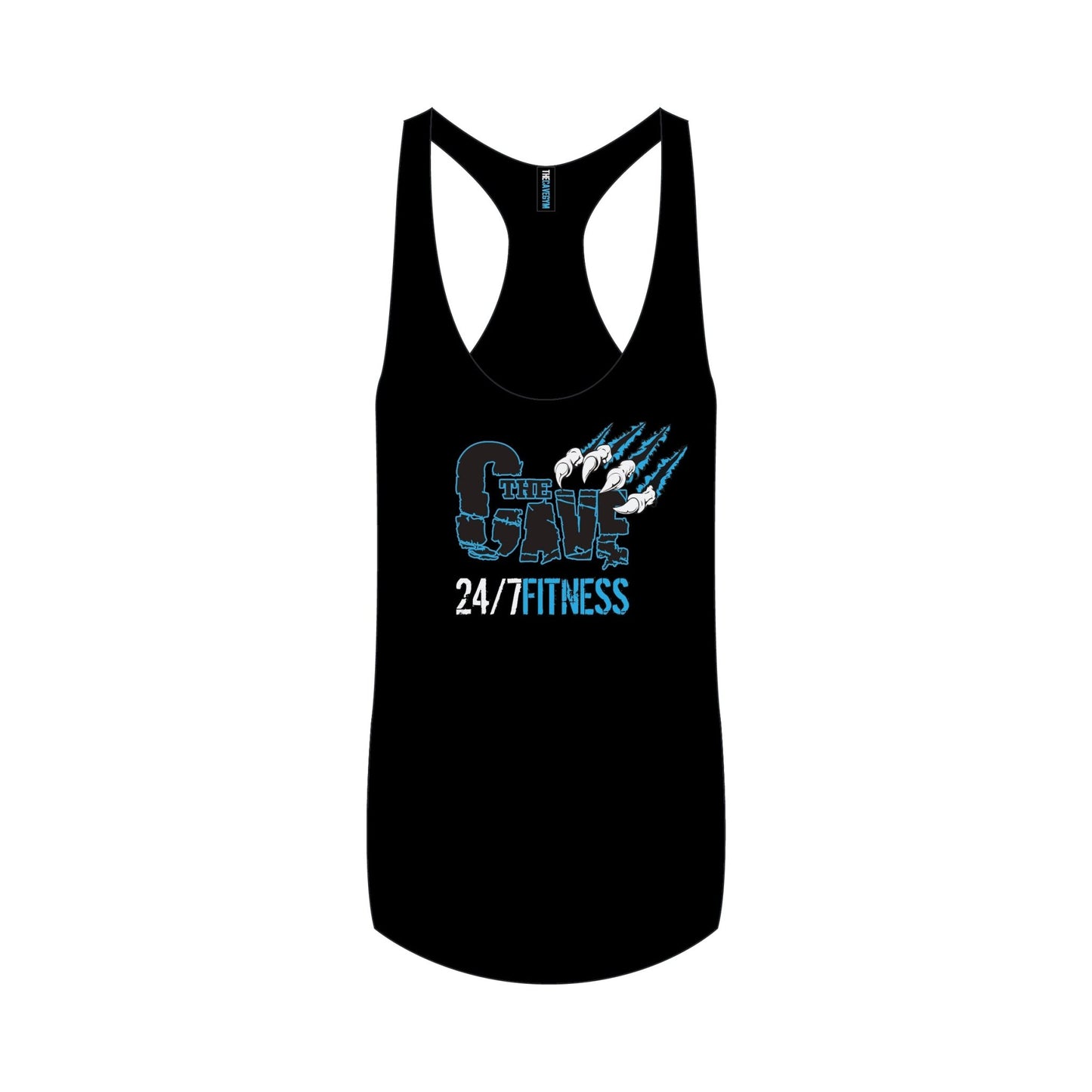 The Cave Gym - Stringer Singlet - Merchandise - Black - Cave Sports Nutrition