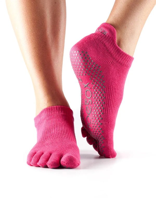 Toesox - Full Toe Low Rise Grip Sock - Merchandise - XS - Cave Sports Nutrition