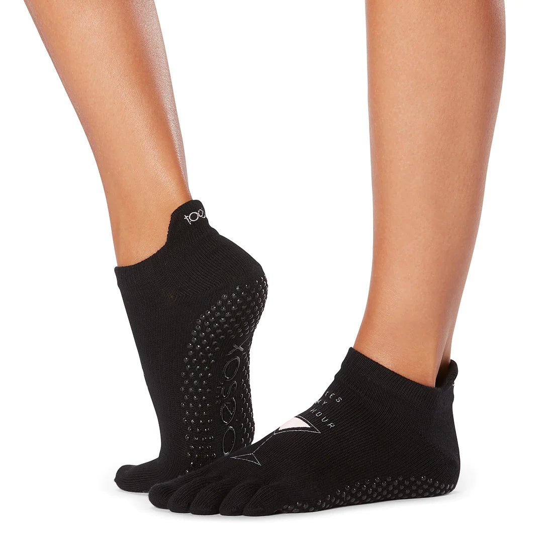 Toesox - Full Toe Low Rise Grip Sock - Merchandise - XS - Cave Sports Nutrition