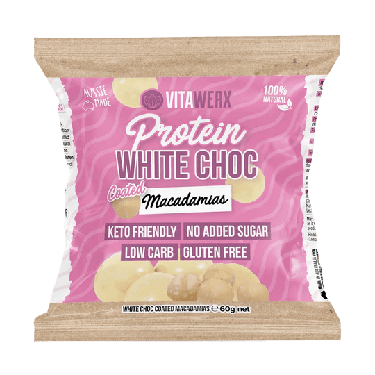 Vitawerx - Protein Chocolate Coated Treats - Cafe - 60g - Cave Sports Nutrition