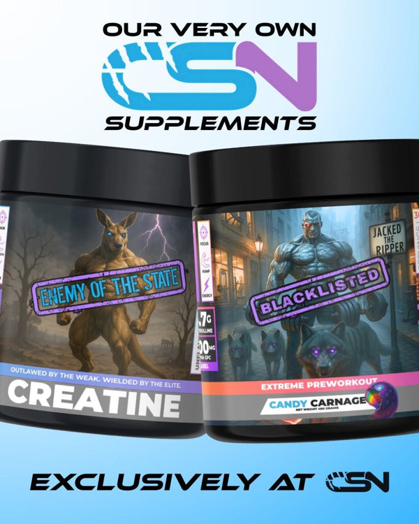 CSN — Our Supplement Line - Cave Sports Nutrition