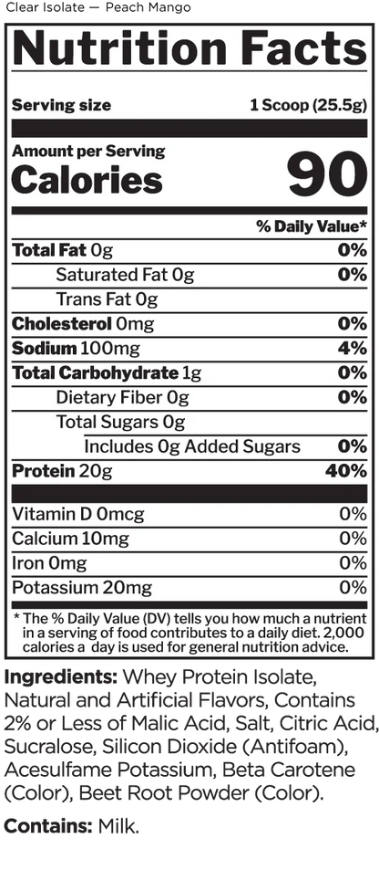 Rule 1 Clear Whey Isolate