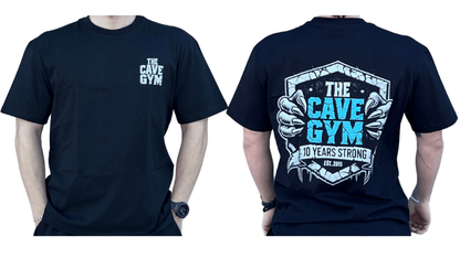 10 Year Anniversary T-Shirt - Merchandise - S - Cave Sports Nutrition