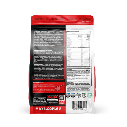 MAX’S Super Shred Thermogenic Protein 900 g