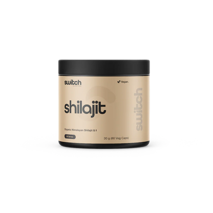 Switch Nutrition Shilajit — Natural Energy, Performance & Vitality (60 Caps)