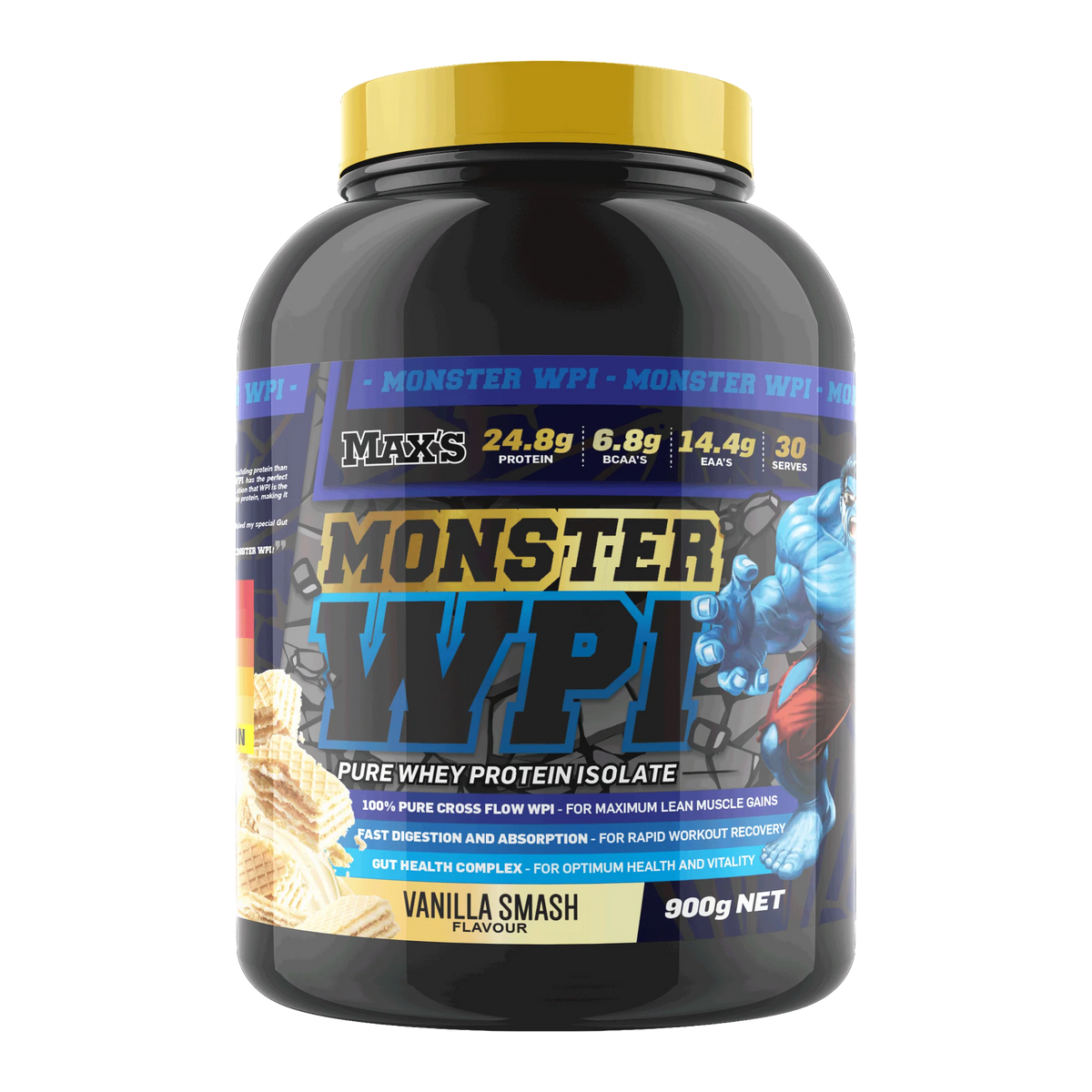 MAX’S Monster WPI 900g - Whey Protein Isolate