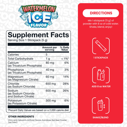 Basic Hydration Electrolytes | 20 Sticks