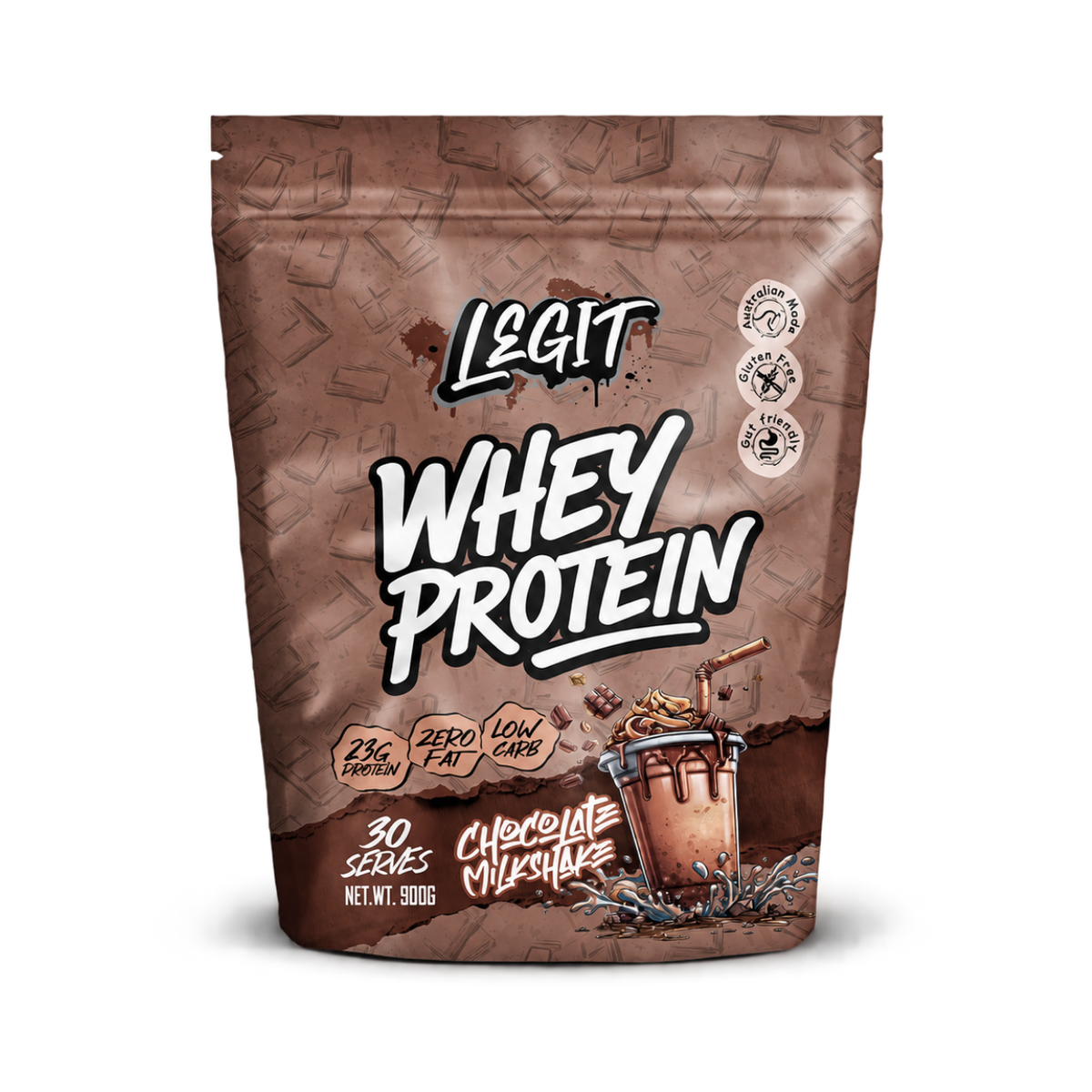 Legit Supps Whey Blend Chocolate Milkshake 900g