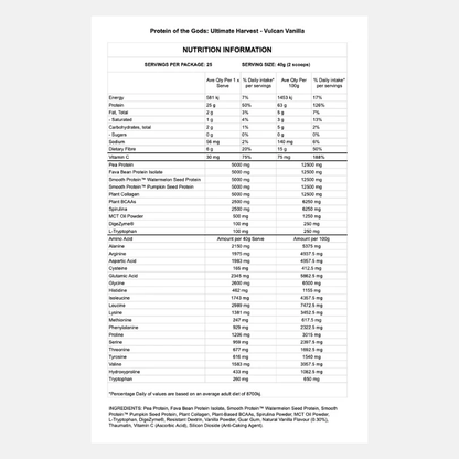 Hercules Protein of the Gods - 25g Plant Protein