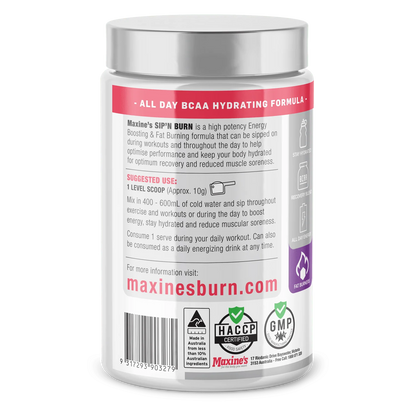 Maxine's Sip N' Burn | Thermogenic Amino Boost