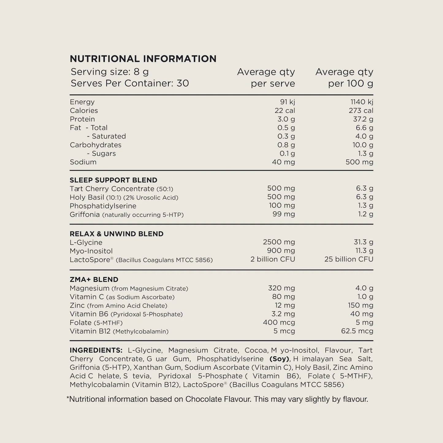 Switch Nutrition Sleep Sachets — Deep Sleep & Recovery Support