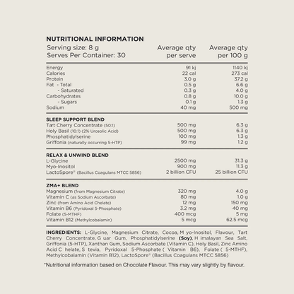 Switch Nutrition Sleep Sachets — Deep Sleep & Recovery Support