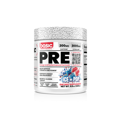 Basic PRE Pre-Workout | 200 mg Caffeine