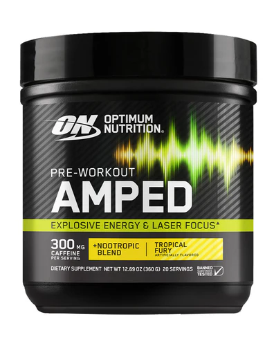 Optimum Nutrition AMPED Pre-Workout - 300mg Caffeine