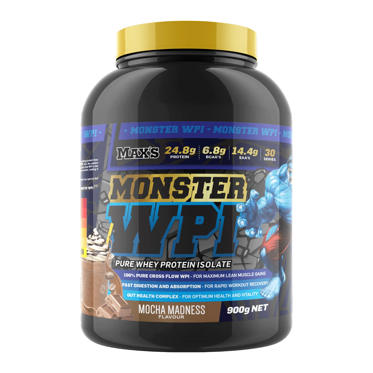 MAX’S Monster WPI 900g - Whey Protein Isolate