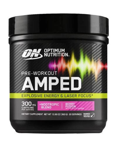 Optimum Nutrition AMPED Pre-Workout - 300mg Caffeine