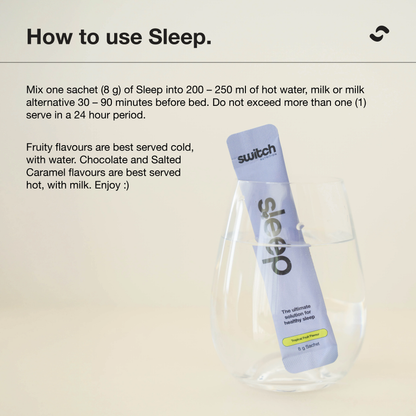 Switch Nutrition Sleep Sachets — Deep Sleep & Recovery Support