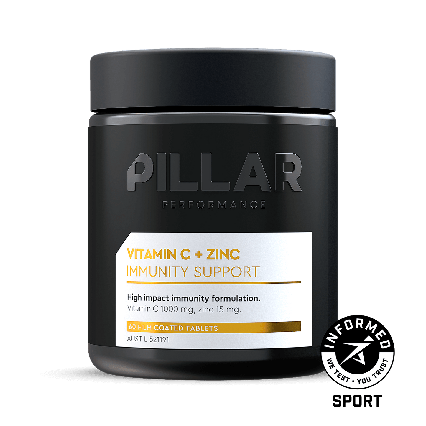 Vitamin C + Zinc - PILLAR Performance