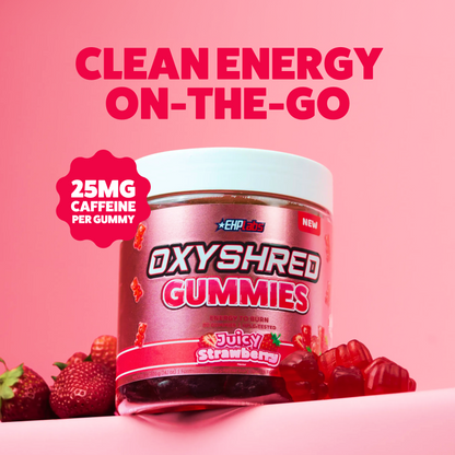 OxyShred Gummies by EHP Labs – 25mg caffeine per gummy