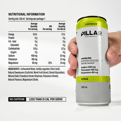 Pillar Performance - SPARKLING ELECTROLYTE HYDRATION RTD