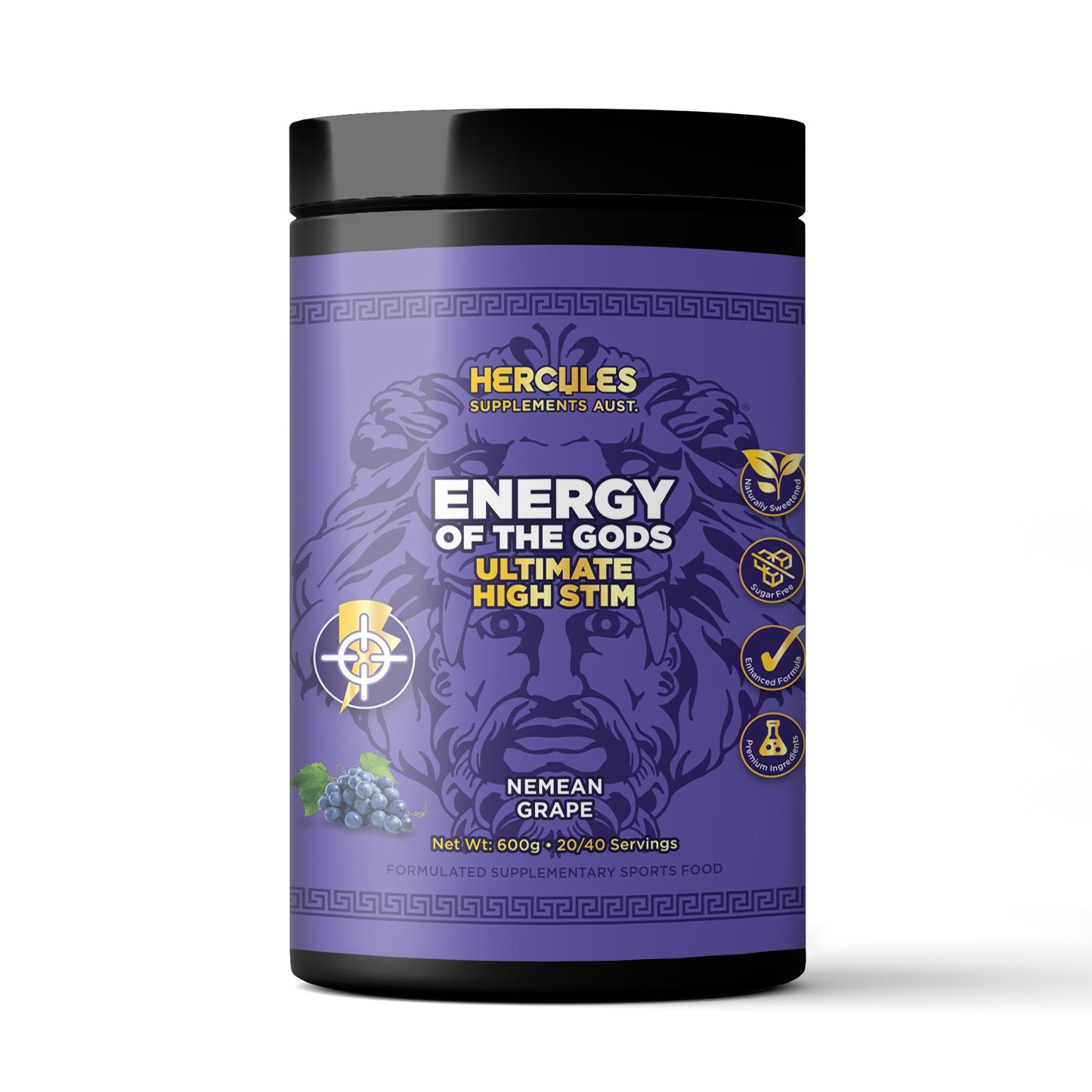 Hercules Energy of the Gods Pre-Workout - High Stim