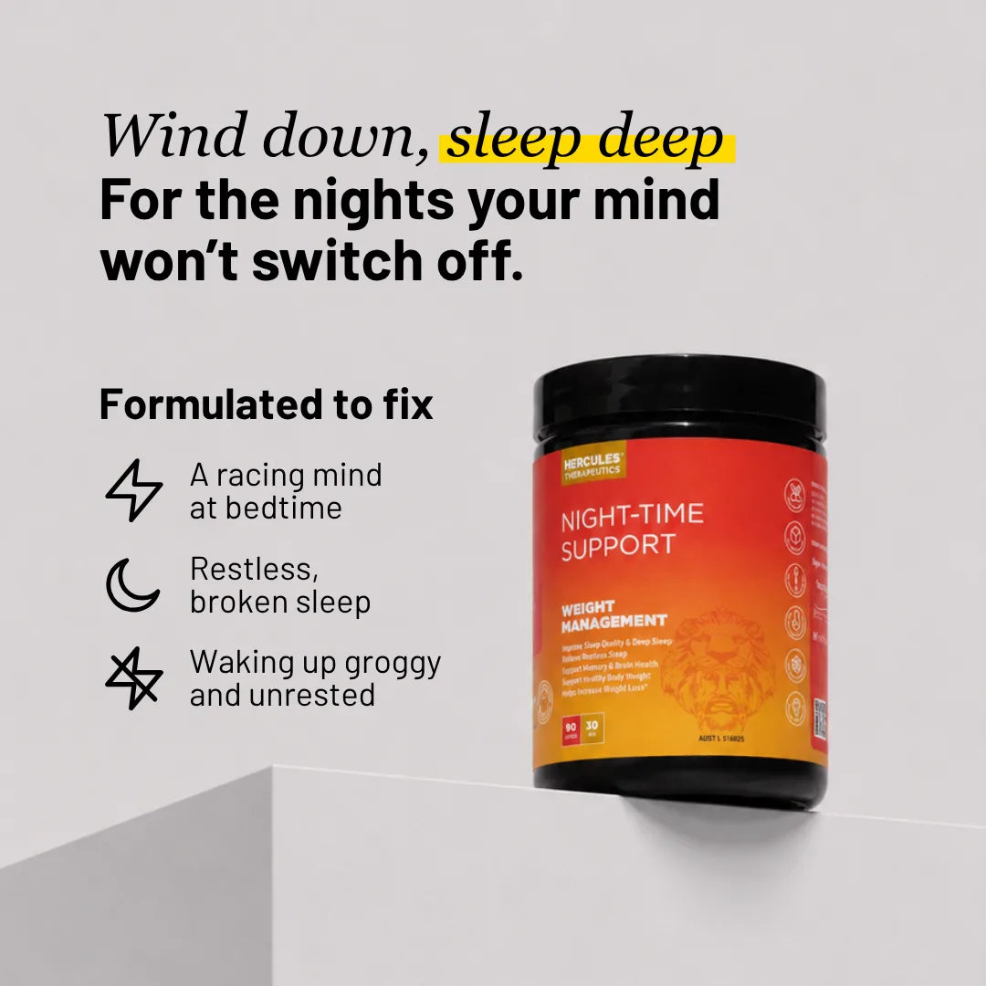 Hercules Night-Time Support | Sleep Capsules