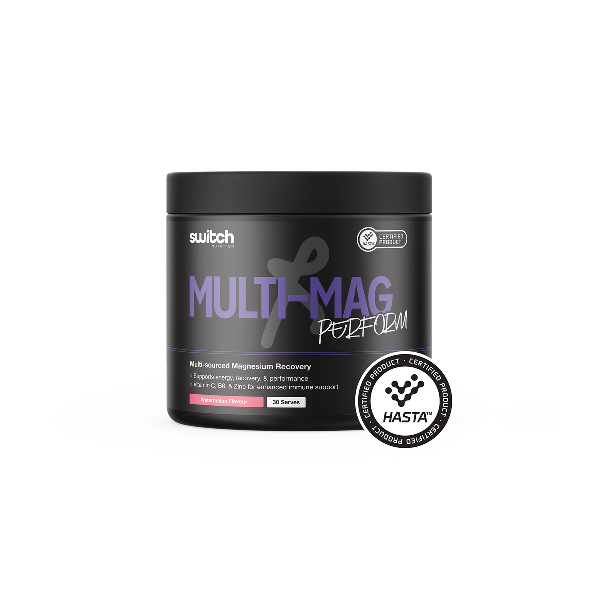 Switch Nutrition Multi-Mag Perform Powder Watermelon 30 serves 150g