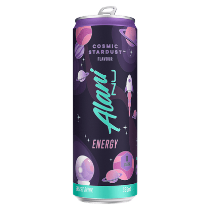 Alani Nu Energy Drink - Cafe - Cosmic Stardust - Cave Sports Nutrition