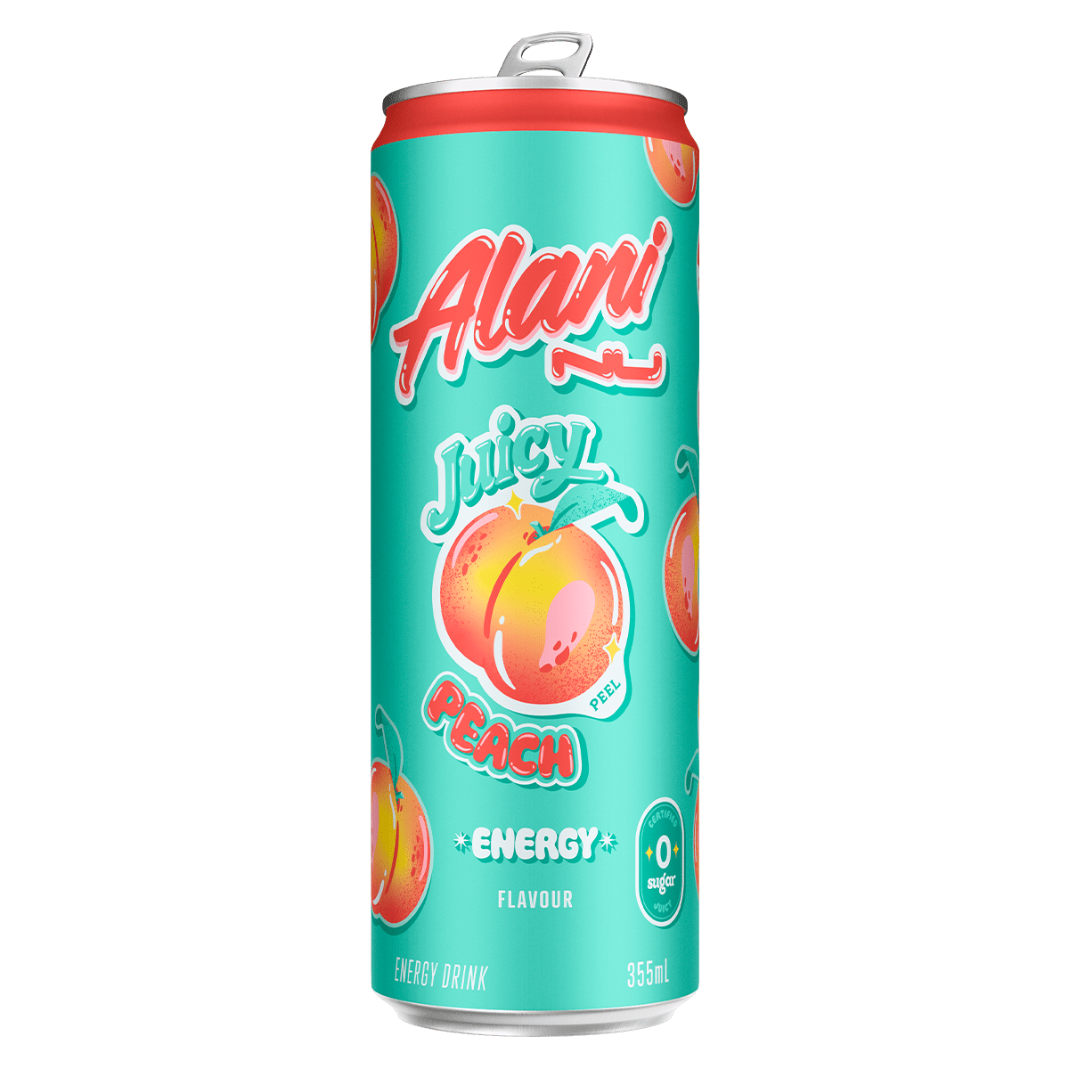 Alani Nu Energy Drink - Cafe - Juicy Peach - Cave Sports Nutrition