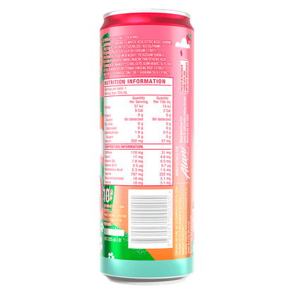 Alani Nu Energy Drink - Cafe - Strawberry Sunrise - Cave Sports Nutrition