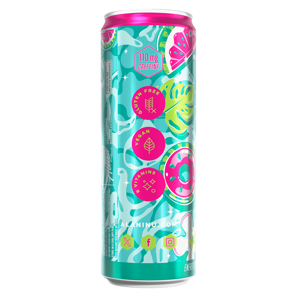 Alani Nu Energy Drink - Cafe - Watermelon Wave - Cave Sports Nutrition