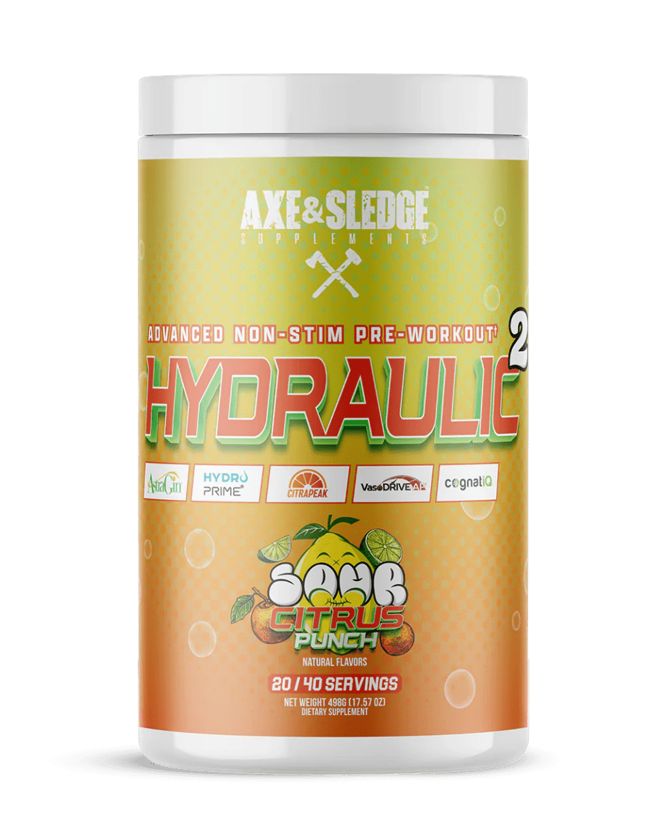 Axe & Sledge - Hydraulic V2 - Supplements - Sour Citrus Punch - Cave Sports Nutrition