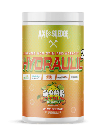 Axe & Sledge - Hydraulic V2 - Supplements - Sour Citrus Punch - Cave Sports Nutrition