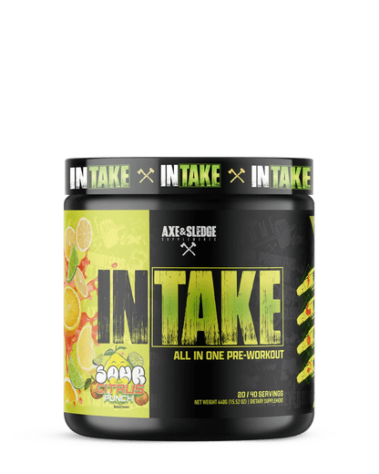 Axe & Sledge - INTAKE - Supplements - Sour Citrus Punch - Cave Sports Nutrition