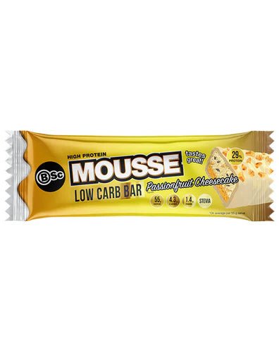 Body Science (BSc) - High Protein Low Carb Mousse Bar - Cafe - 55g - Cave Sports Nutrition