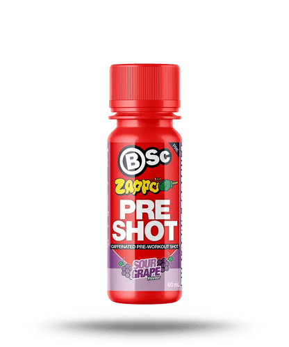 BSc Pre - Workout Shot — Zappo (60 ml) - Cafe - Sour Grape - Cave Sports Nutrition