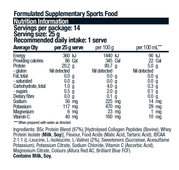 BSc x Chupa Chups Protein Water - Supplements - Orange / 350g - Cave Sports Nutrition