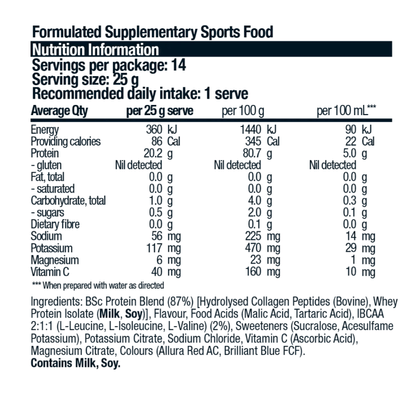 BSc x Chupa Chups Protein Water - Supplements - Orange / 350g - Cave Sports Nutrition