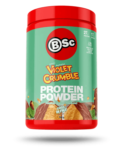 BSc x Violet Crumble Protein Powder - Supplements - Choc Mint / 700g - Cave Sports Nutrition