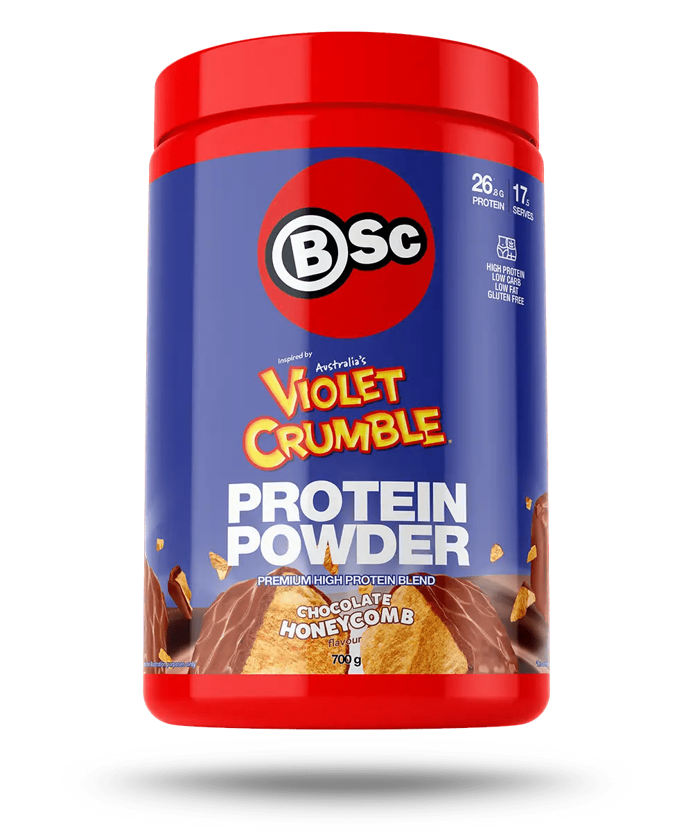 BSc x Violet Crumble Protein Powder - Supplements - Chocolate Honeycomb / 700g - Cave Sports Nutrition