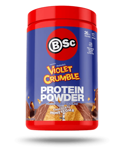 BSc x Violet Crumble Protein Powder - Supplements - Chocolate Honeycomb / 700g - Cave Sports Nutrition
