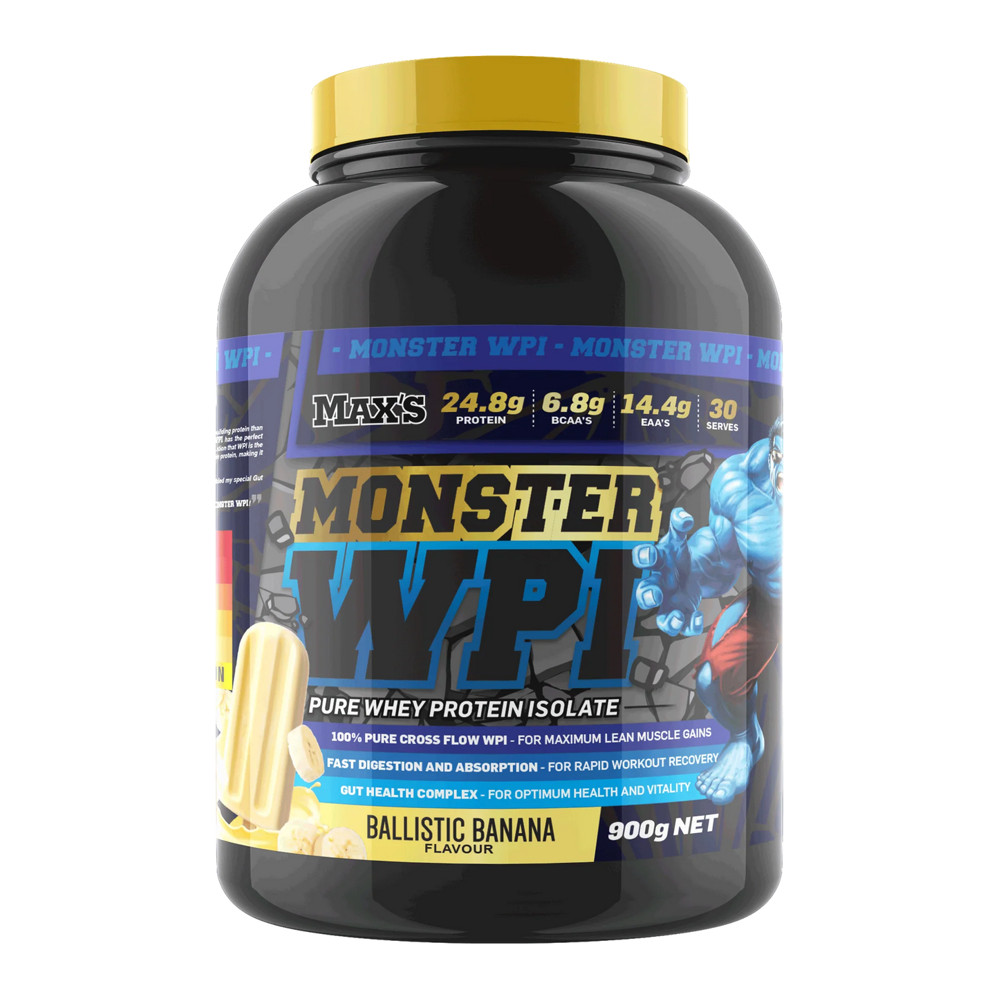 MAX’S Monster WPI 900g - Whey Protein Isolate